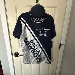 Dallas Cowboys Navy and Silver T-Shirt and Hat